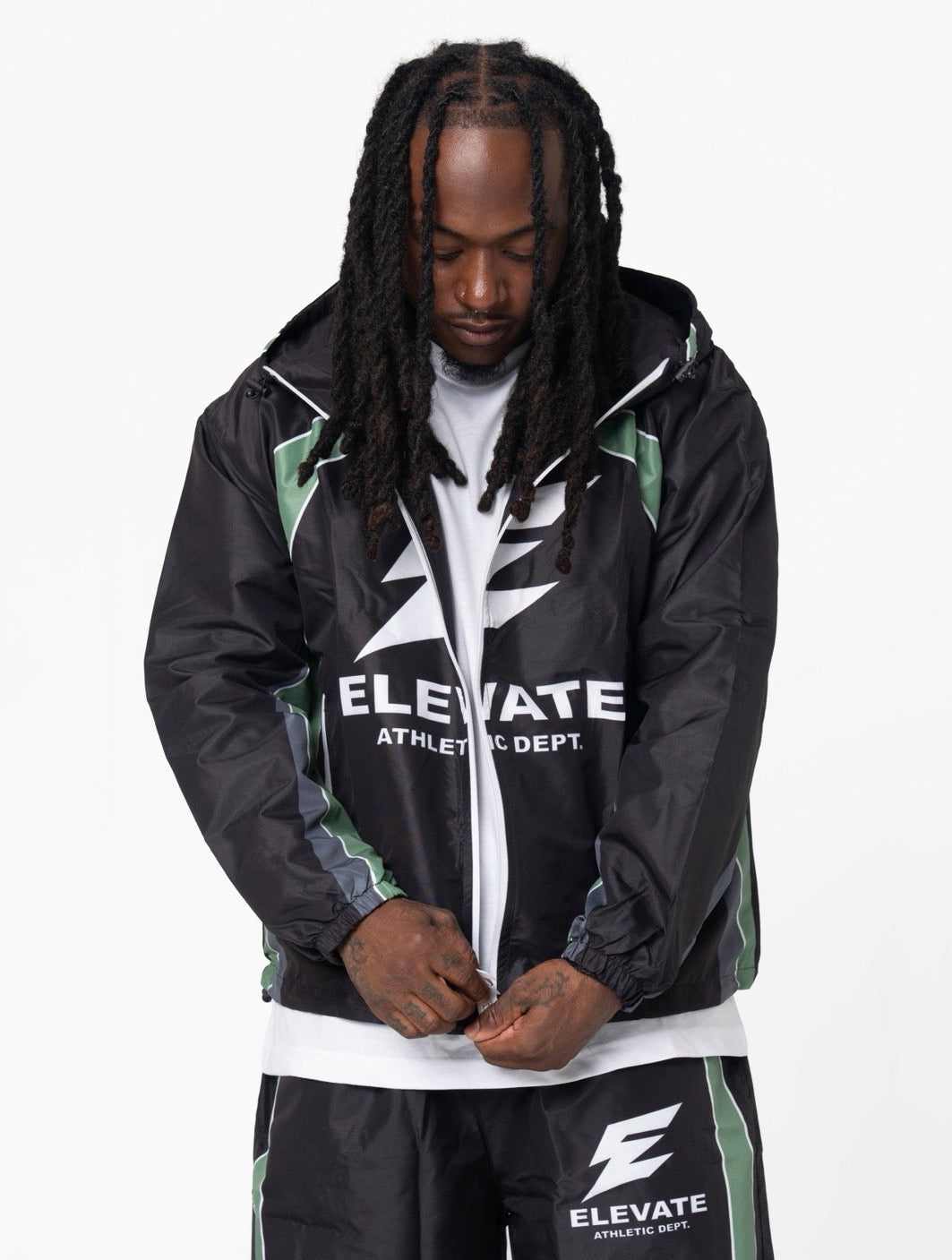 Black Elevate Tracksuit Jacket