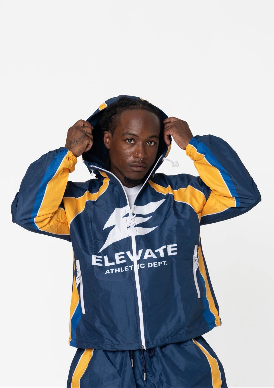 Blue Elevate Tracksuit Jacket
